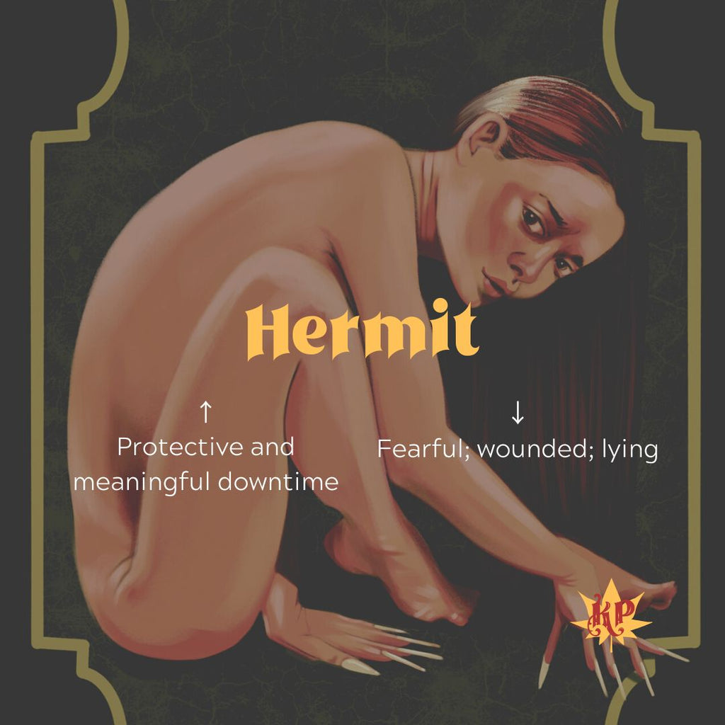 Hermit | CULT Tarot Card Meaning | Isolation