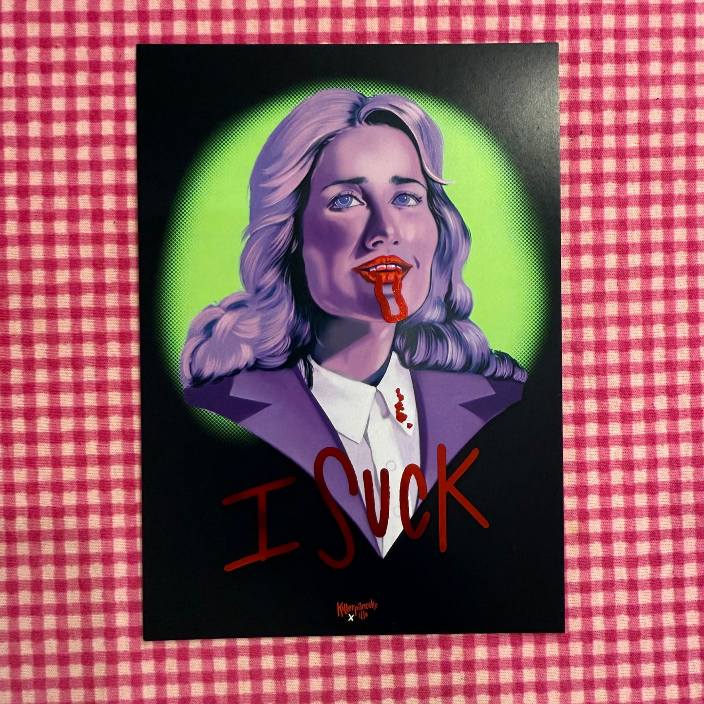 Sexy and or Spooky Foil Art Prints (5x7, unframed)