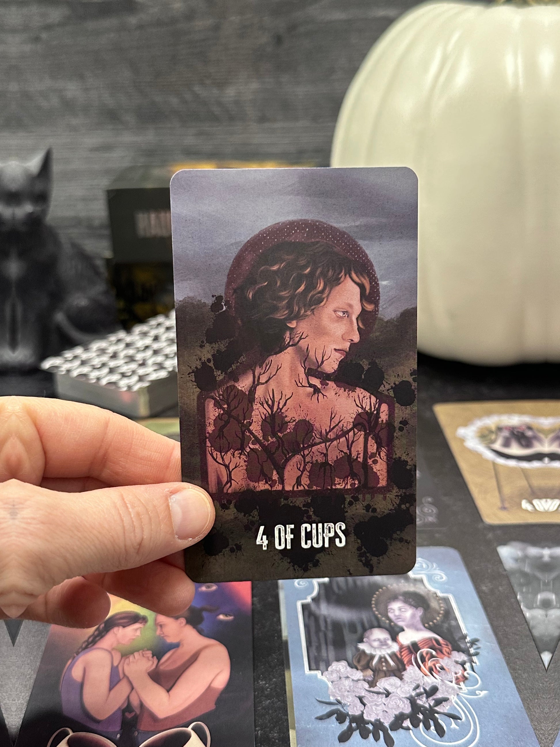 Four of Cups portrait, the disappearing islands of Pittsburgh Rivers