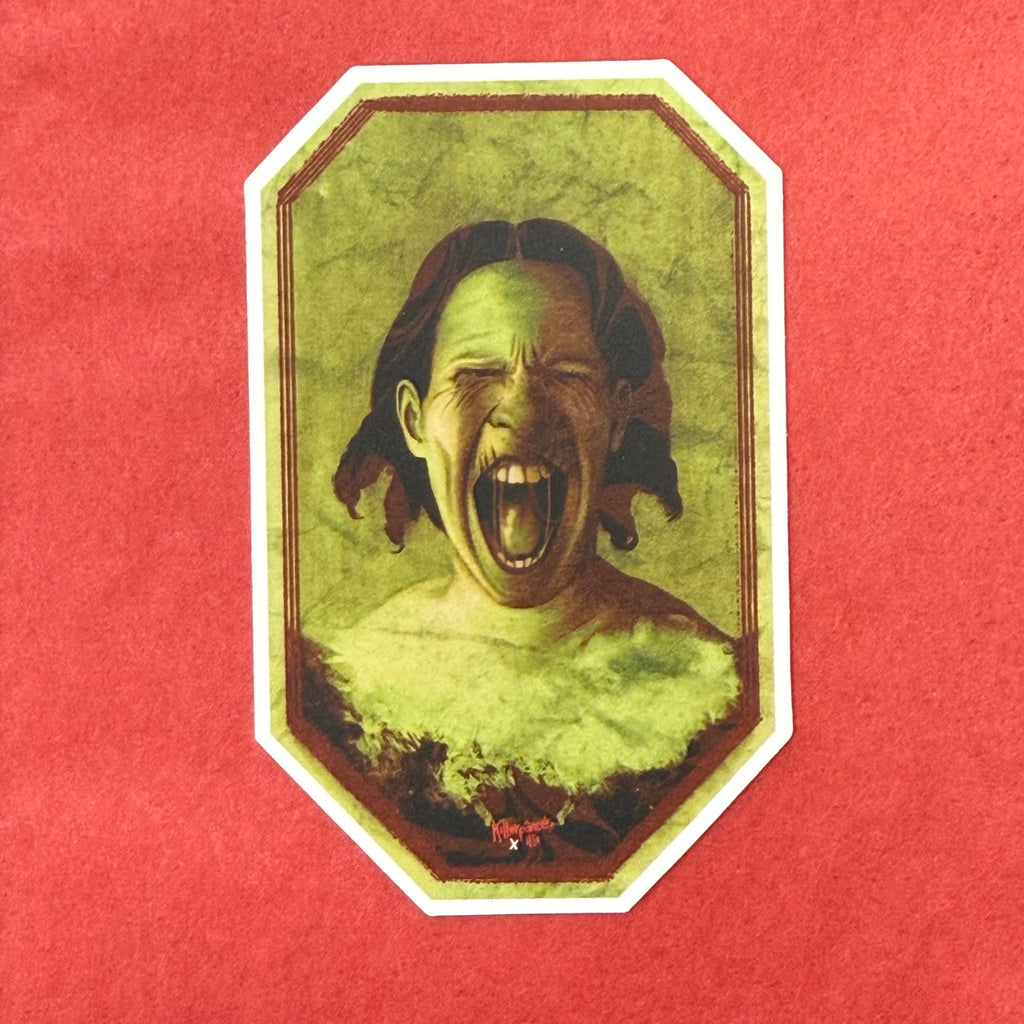 Mary Black screaming sticker