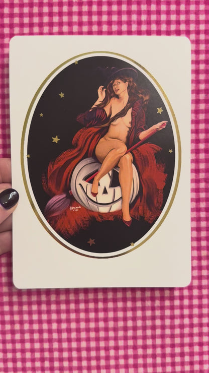 Sexy and or Spooky Foil Art Prints (5x7, unframed)