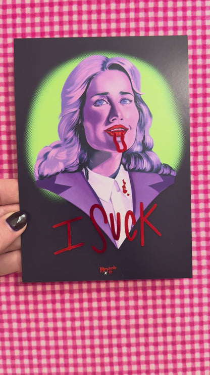 Sexy and or Spooky Foil Art Prints (5x7, unframed)