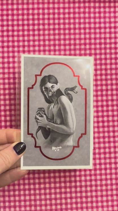 Sexy and or Spooky Foil Art Prints (5x7, unframed)